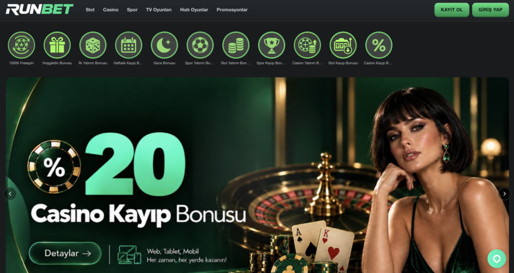 Runbet Yüksek Oranlı Casino Bahisleri 1 Runbet
